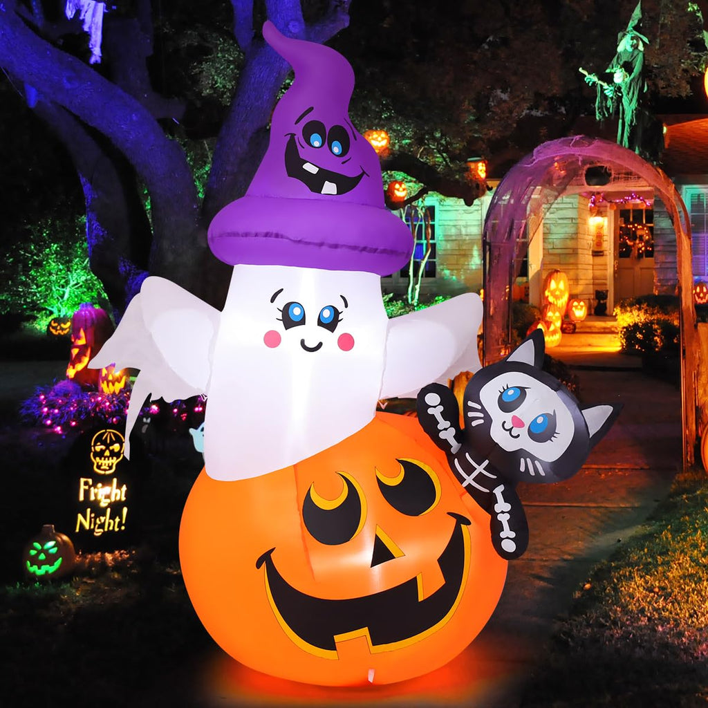 5 FT Halloween Inflatables with Built-in LEDs A99090