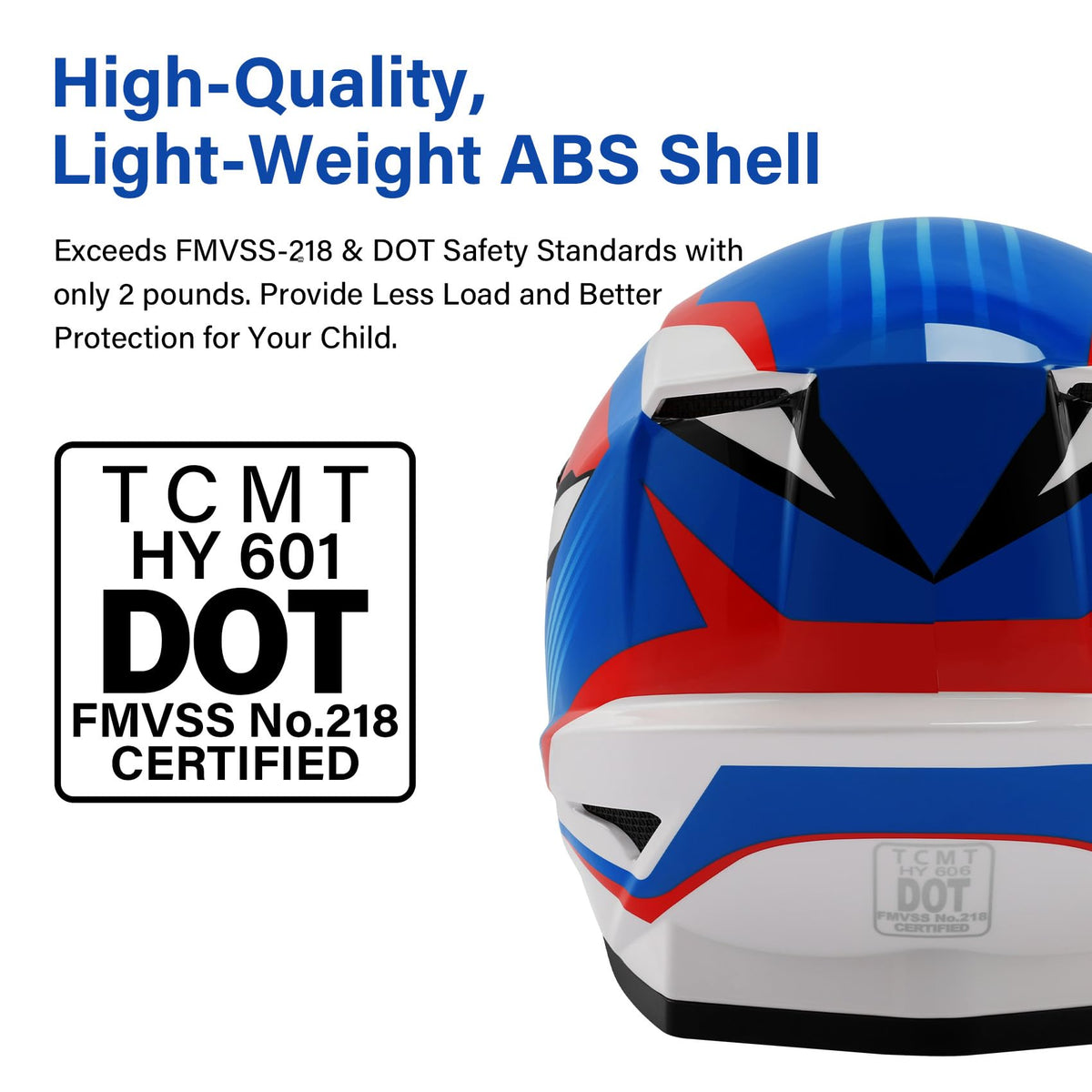 Youth Kids DOT Approved Full Face Motocross Helmet P2714