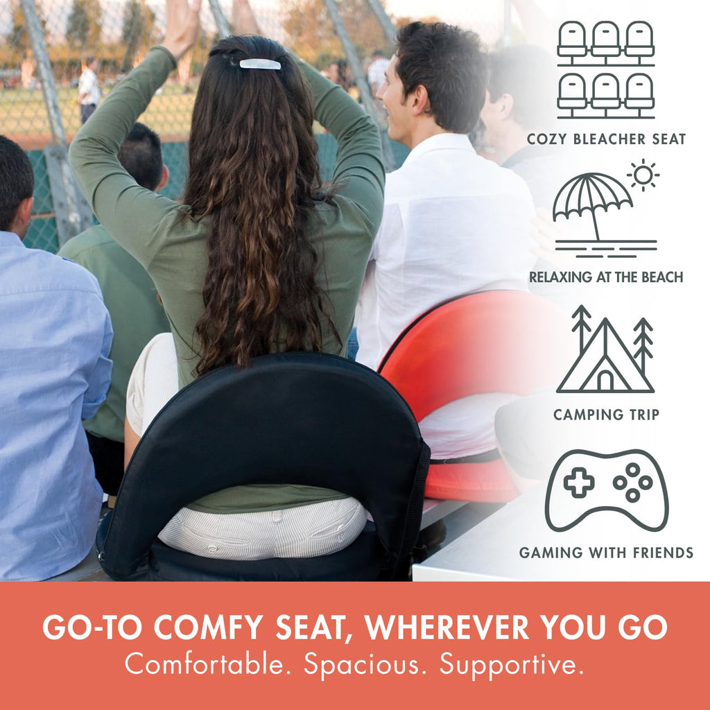 Portable Reclining Stadium Seat with Back Support N60009