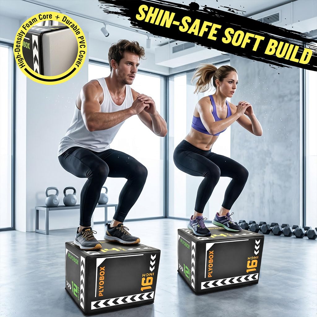 3-in-1 Plyometric Jump Box C4180