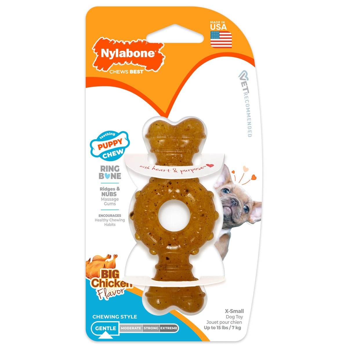 Chicken Flavor X-Small Dog Chew Toy E403