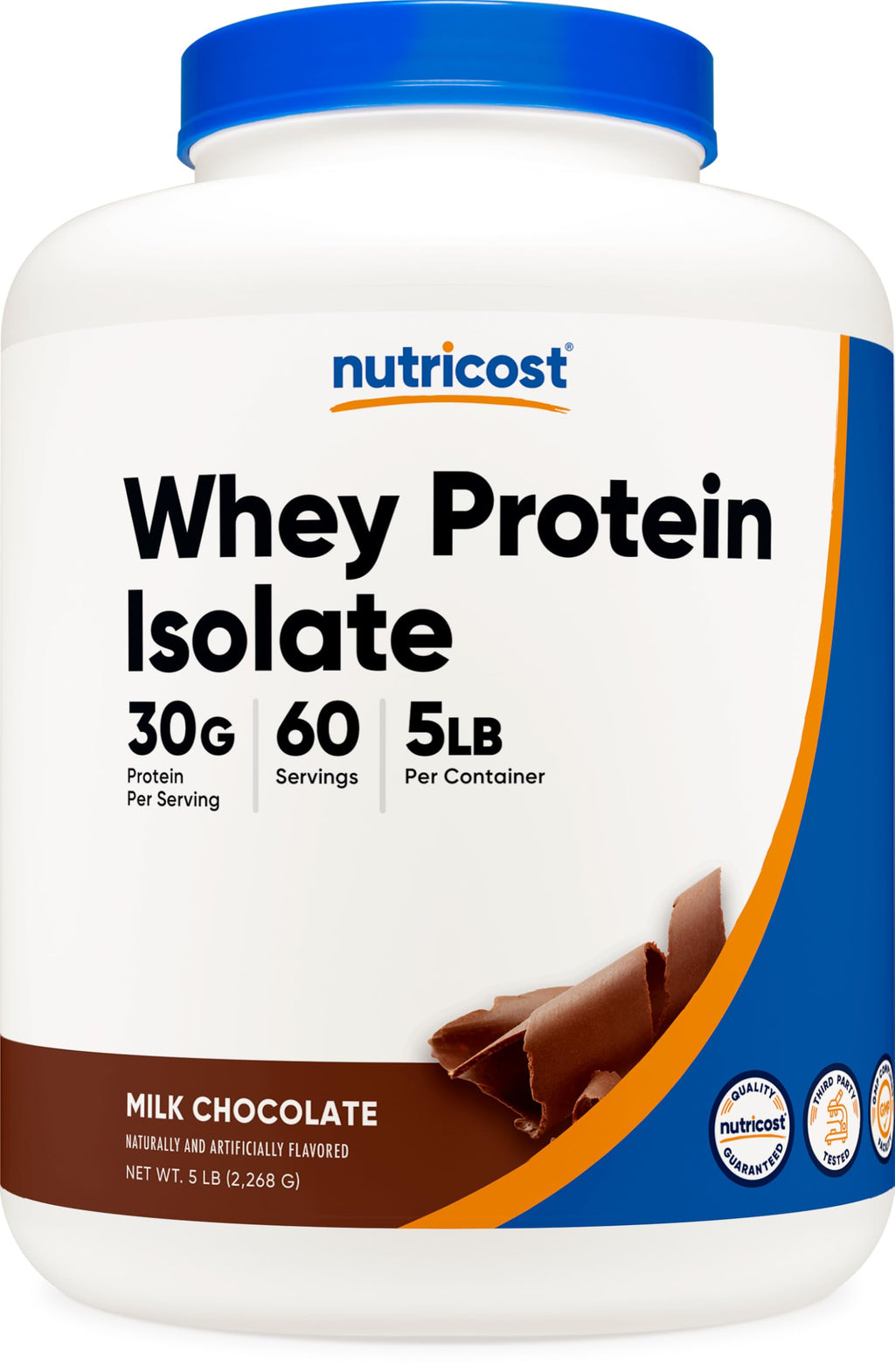 Whey Protein Isolate Powder Milk Chocolate 5LBS U5169
