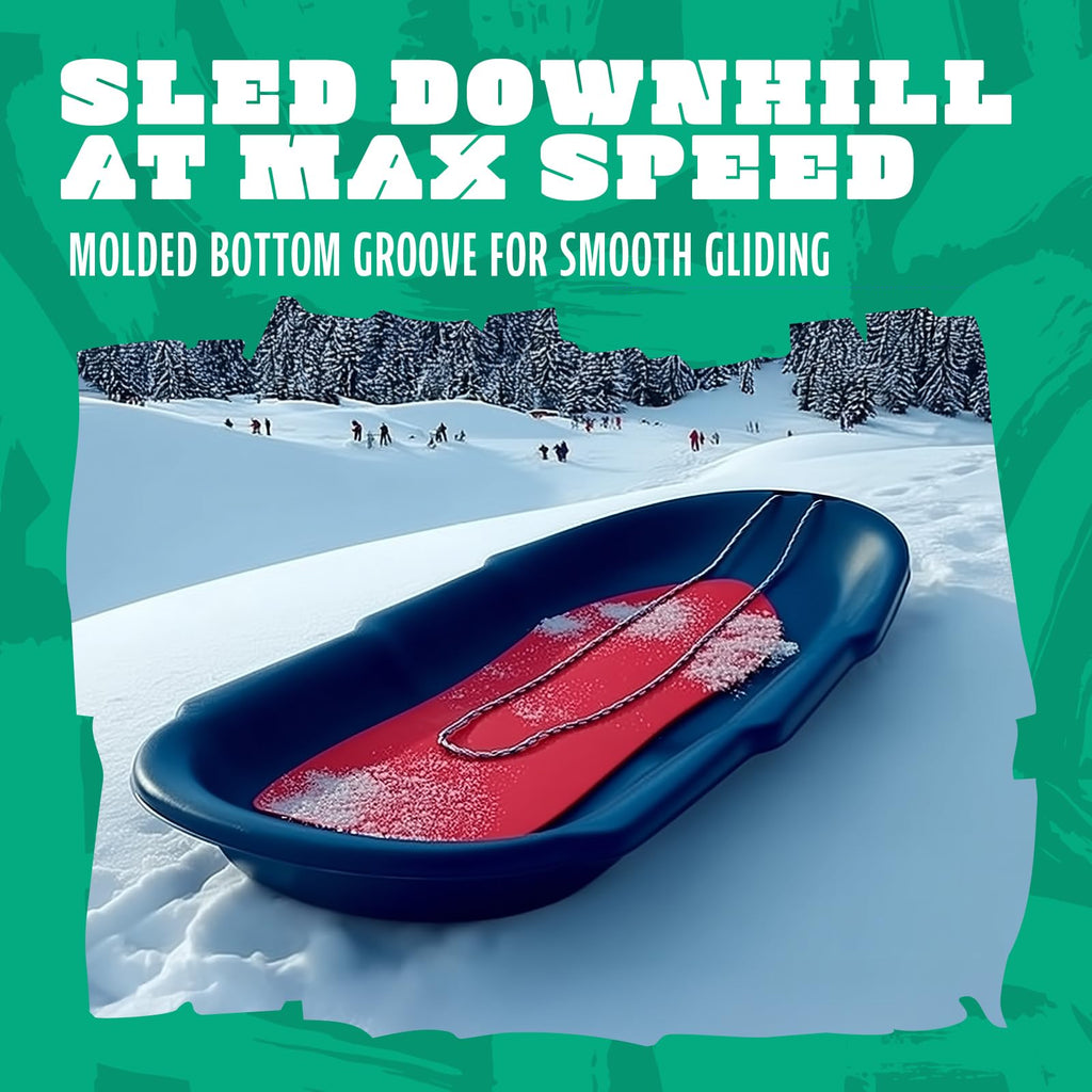 Heavy Duty Plastic Snow Sled O237313