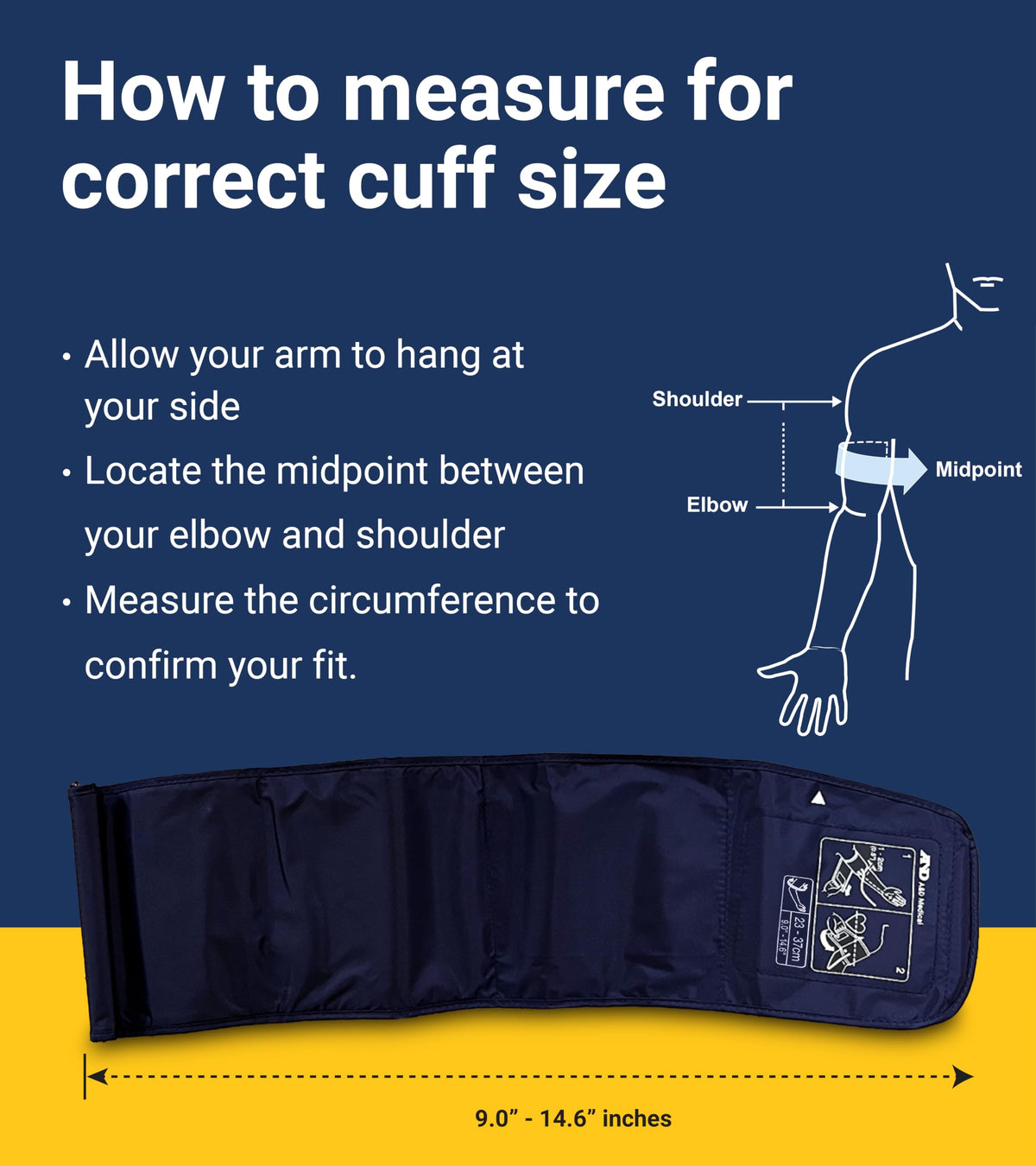 Blood Pressure Cuff Replacement Medium Cuff S414631