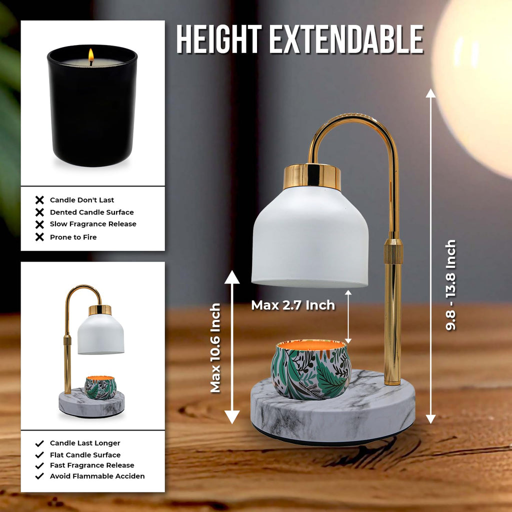 Candle Warmer Lamp with Timer & Dimmer V79134
