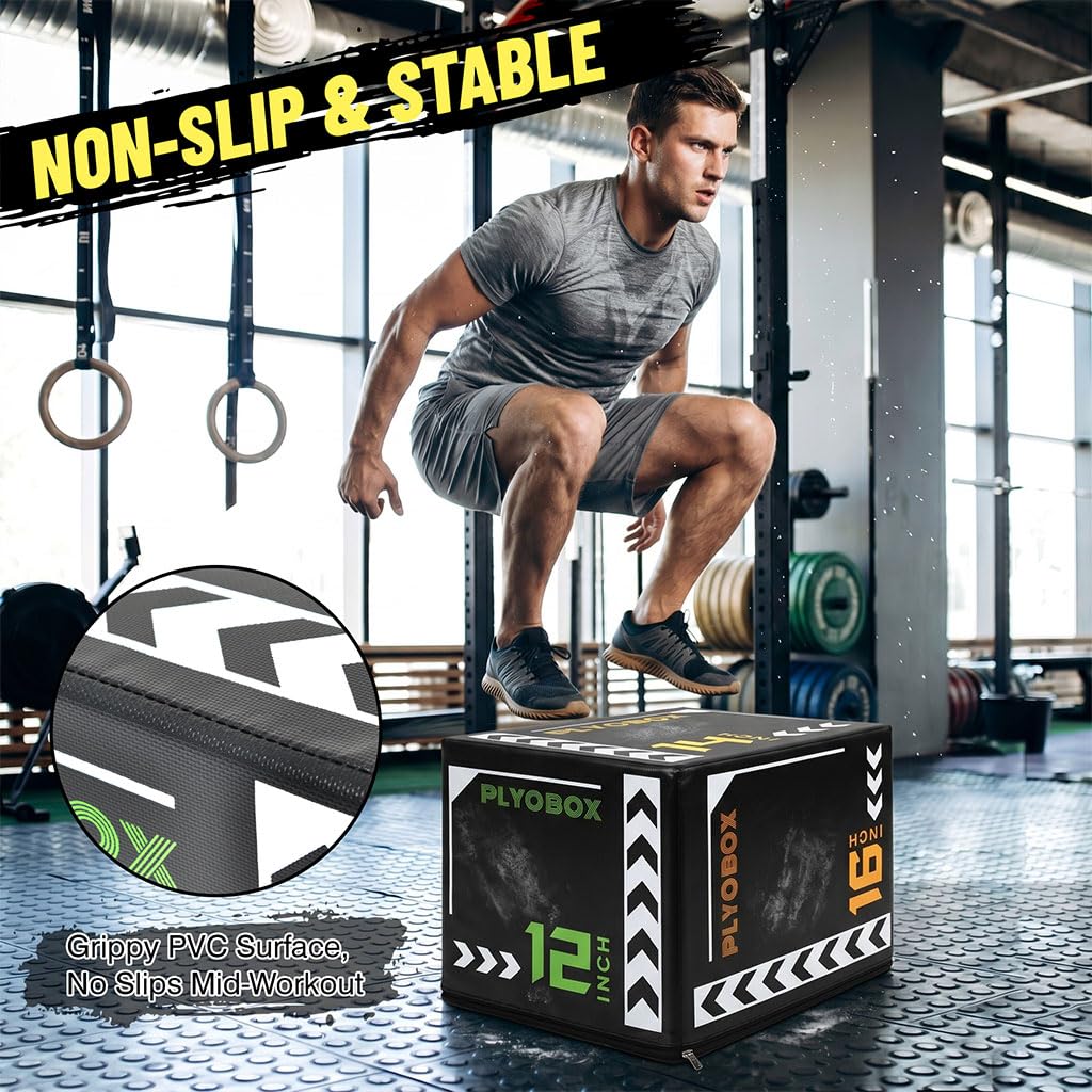 3-in-1 Plyometric Jump Box C4180