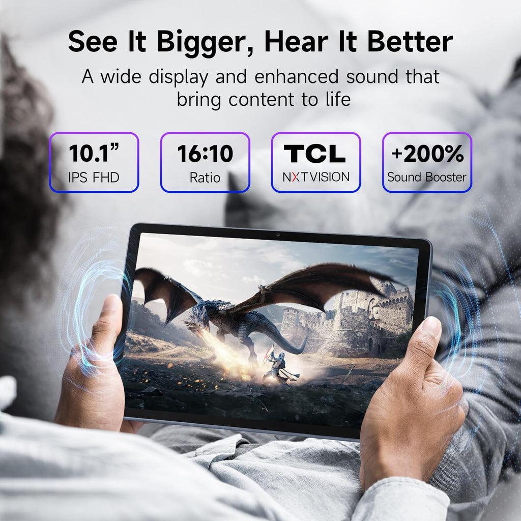 Android Tablet 10.1" FHD Display 4+128GB C986