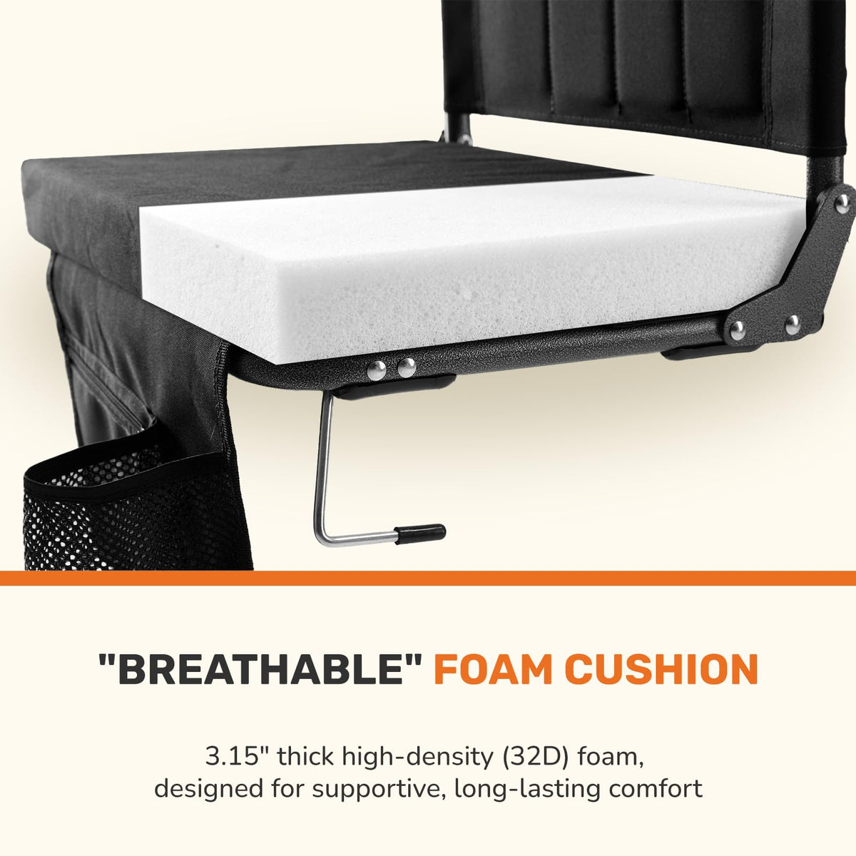 Padded Stadium Seats with Back Support M4605