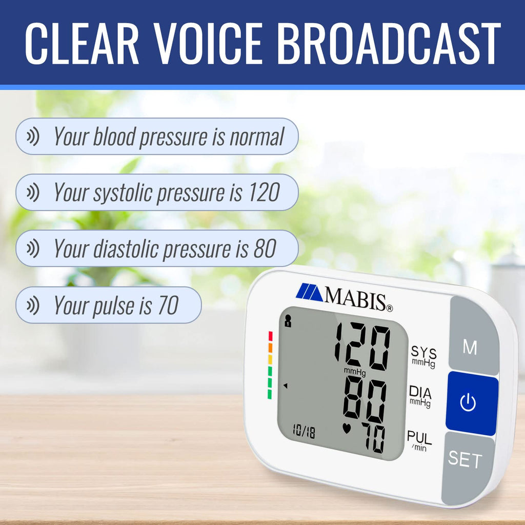 Talking Blood Pressure Monitor with Storage Case C428323