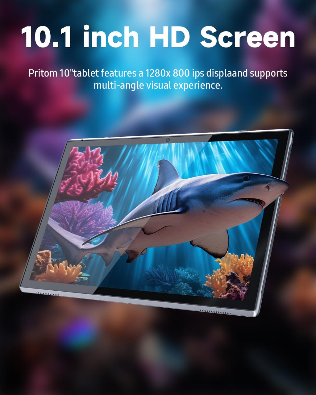 10 Inch Android Tablet 32GB ROM 2GB RAM V437