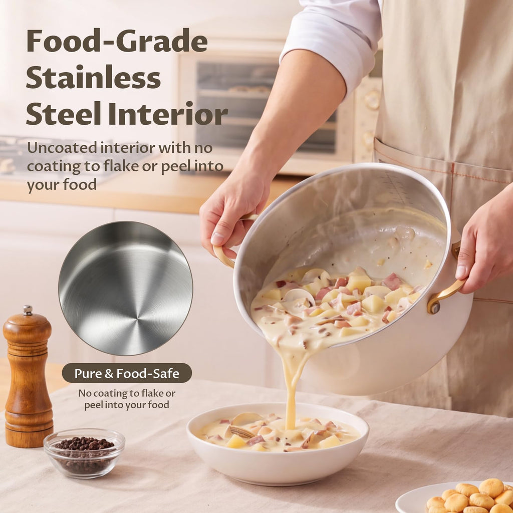 12 Quart Stainless Steel Stock Pot F349882