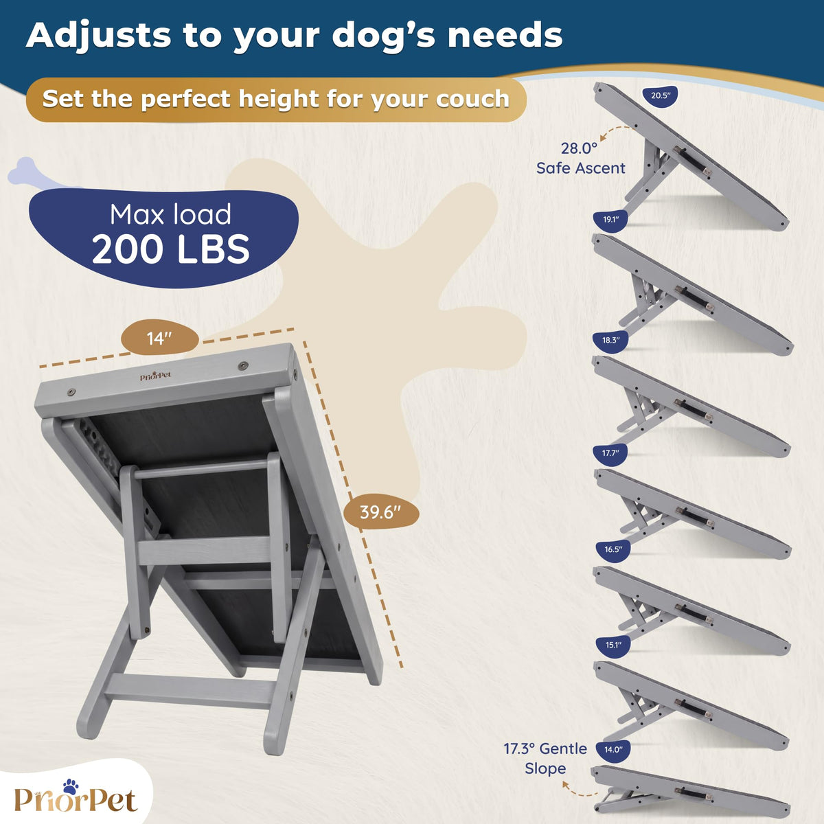 Foldable Wooden Dog Ramp E56734