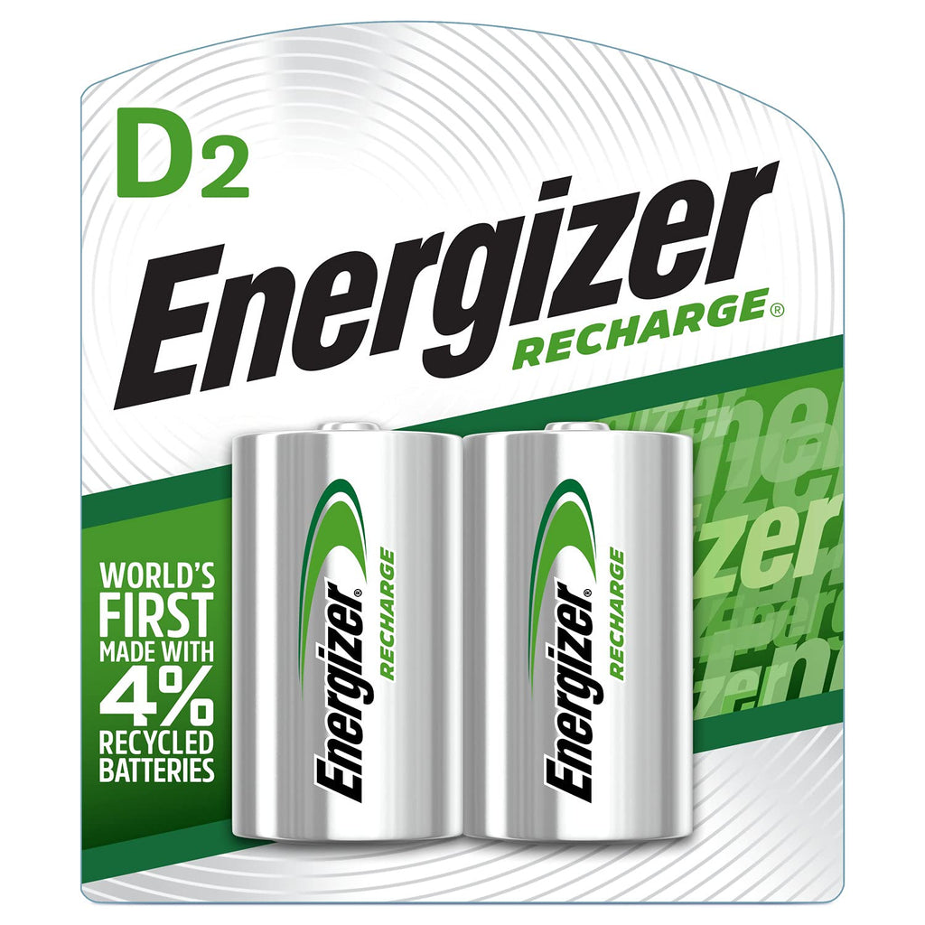 Rechargeable C and D Batteries 4 Count G18449