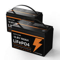 12V 100Ah LiFePO4 Lithium Battery 2 Pack B719