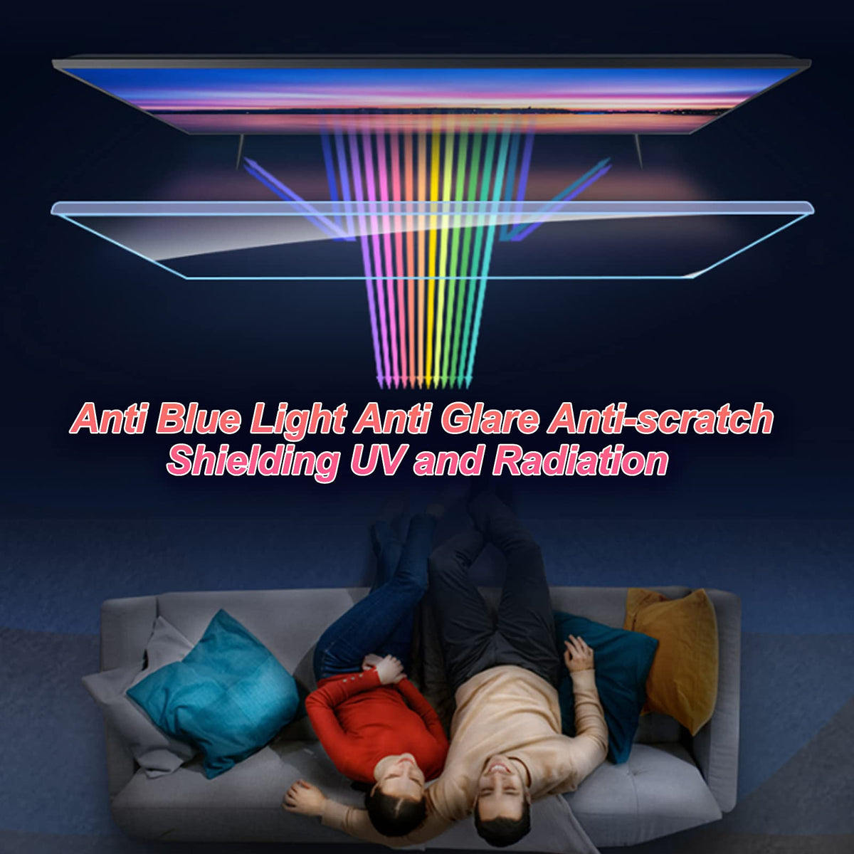 Anti-Glare Screen Protector for 32-75 Inch TV L53937