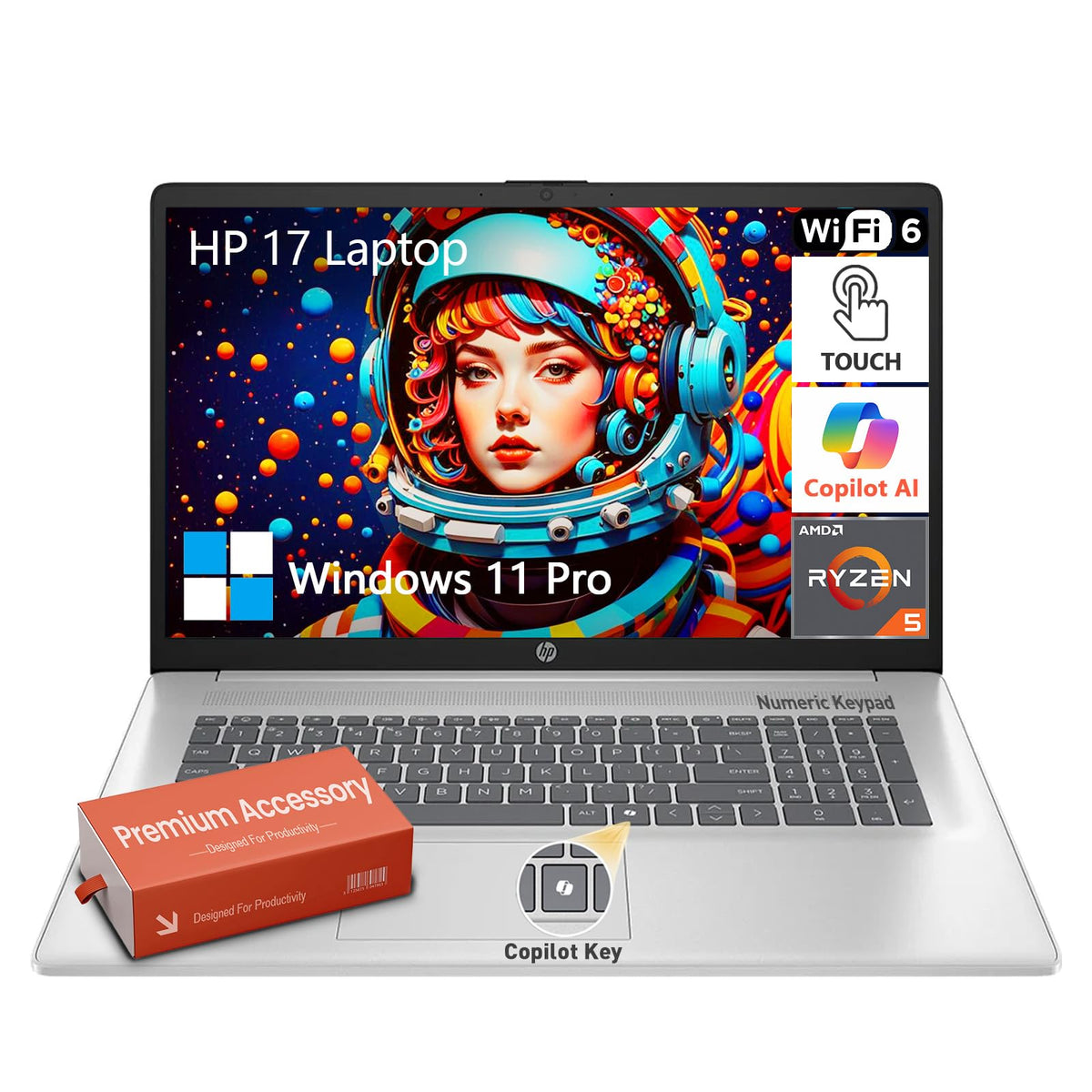 17 Laptop Touchscreen AMD Ryzen 5 16GB RAM 1TB SSD I102