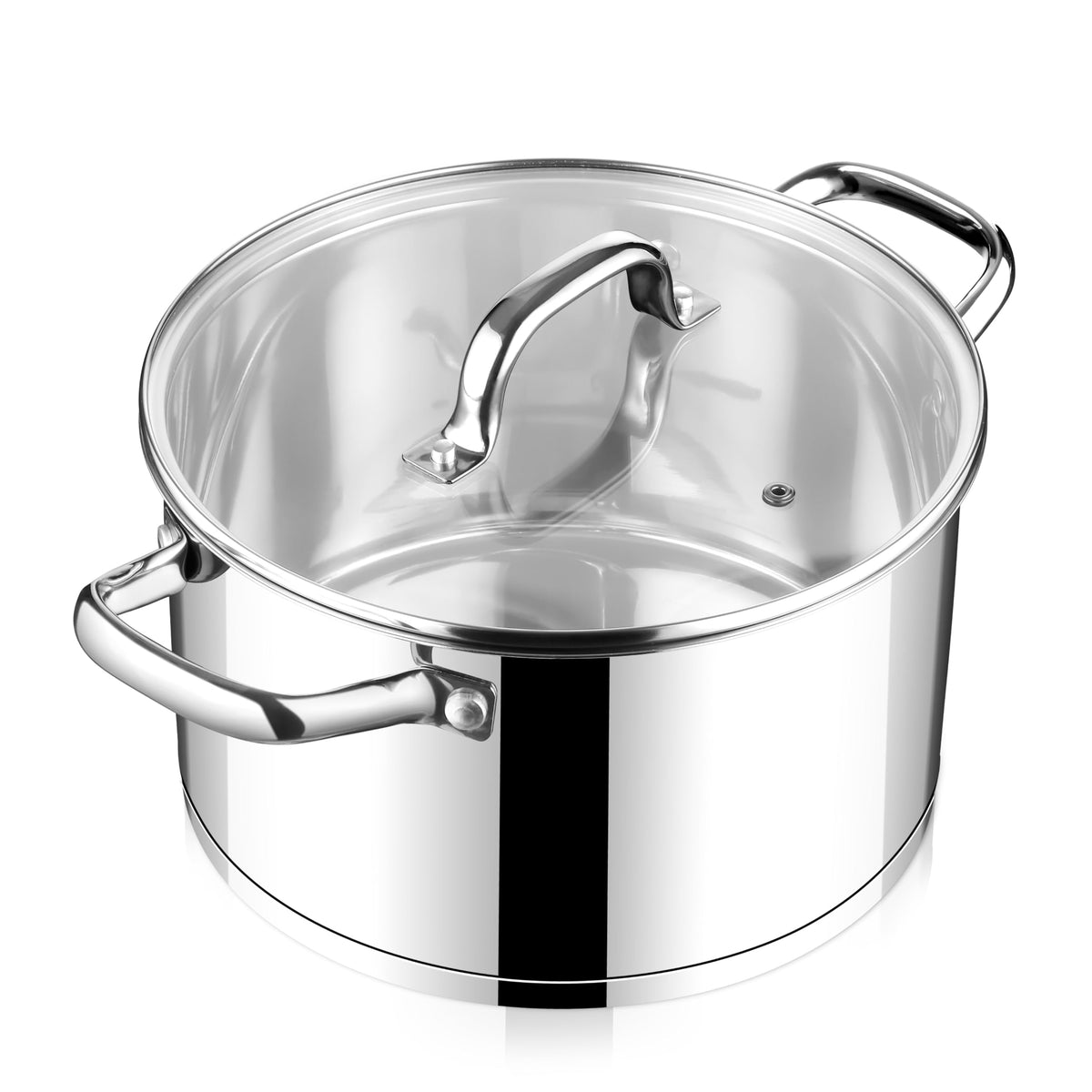 4 Quart Stainless Steel Stock Pot with Lid U869806