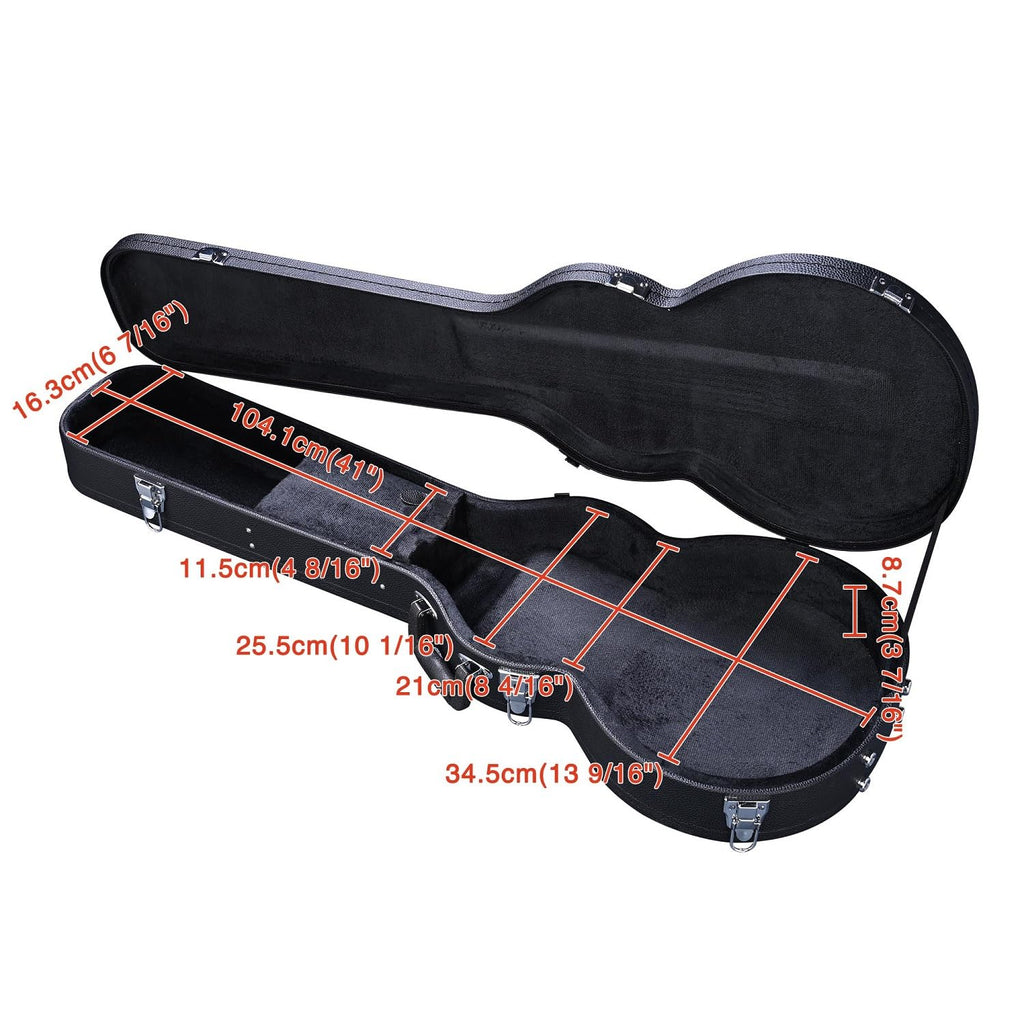 Electric Guitar Hard Shell Case, Black B6195