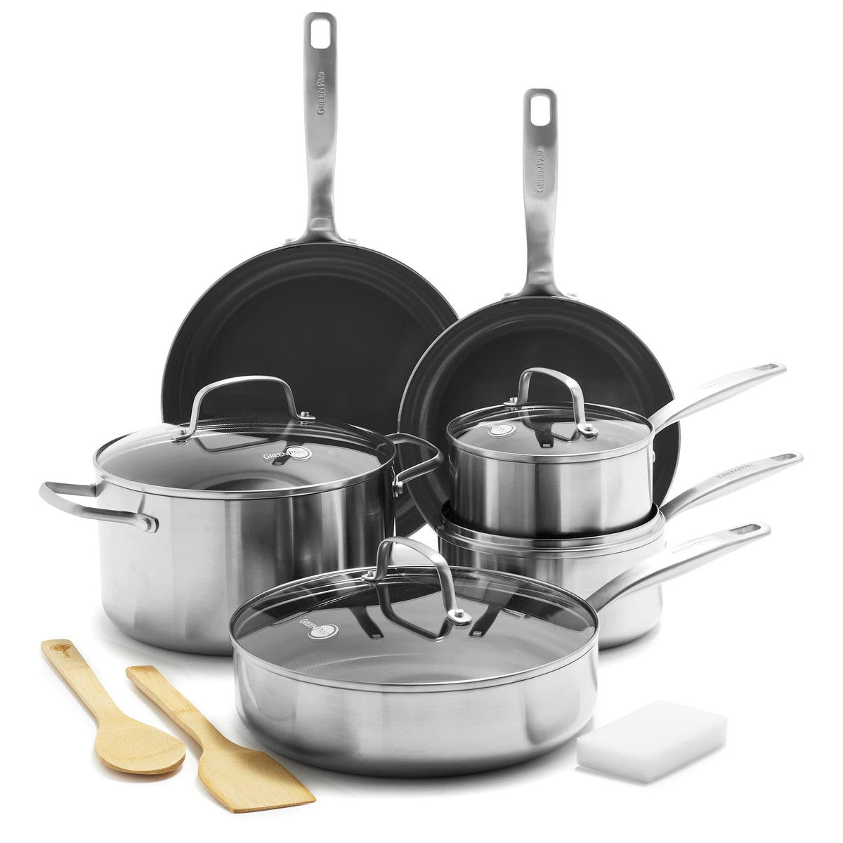12 Piece Stainless Steel Cookware Set X612