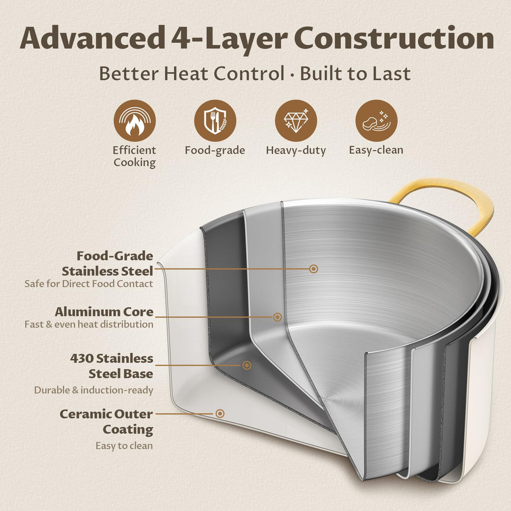 12 Quart Stainless Steel Stock Pot F349882