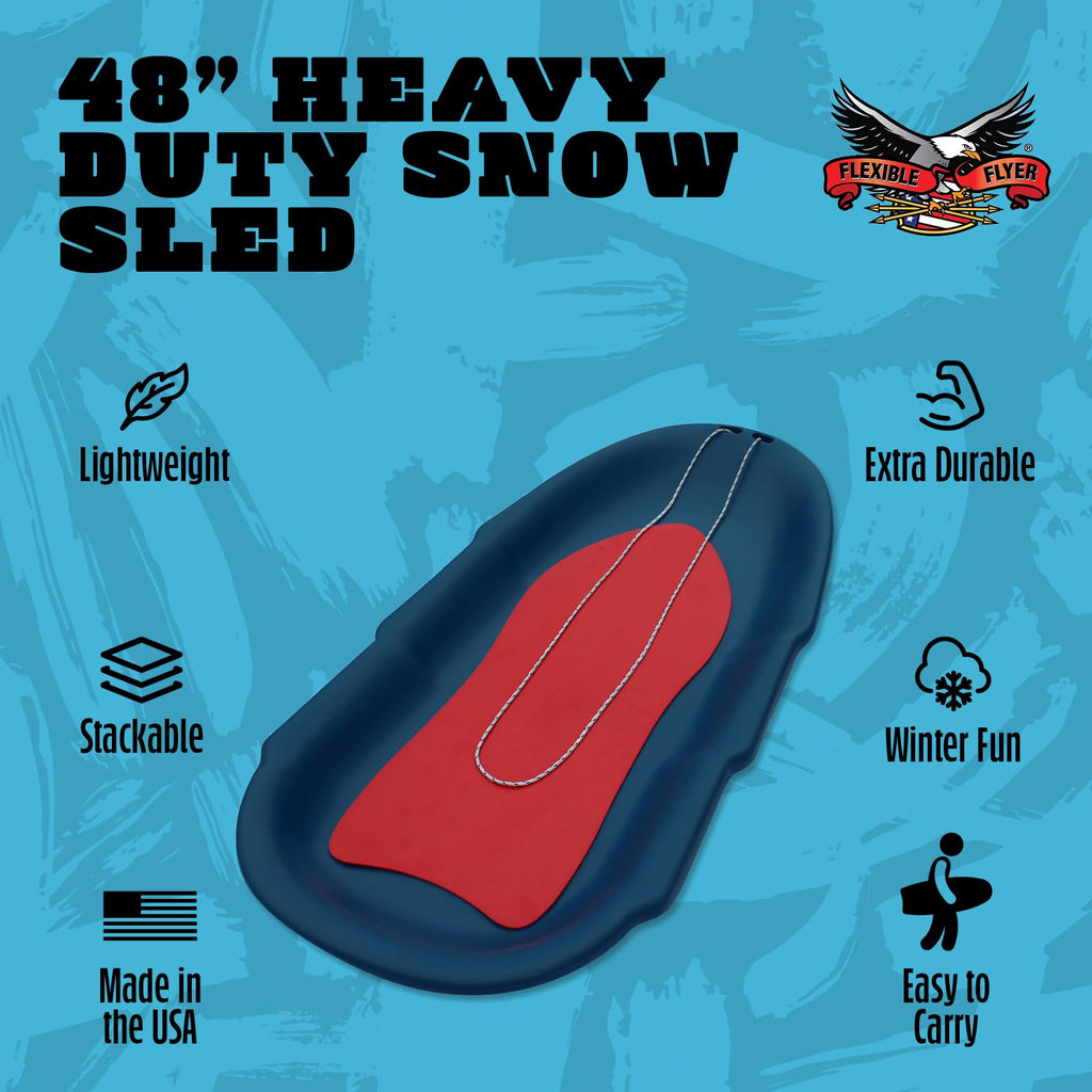 Heavy Duty Plastic Snow Sled O237313
