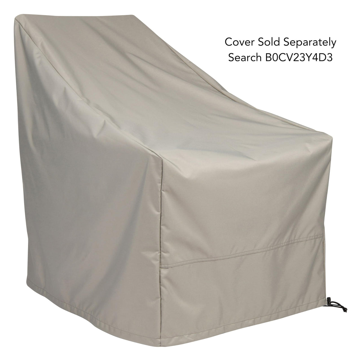 Eggshell White Wooden Outdoor Folding Chair G9400