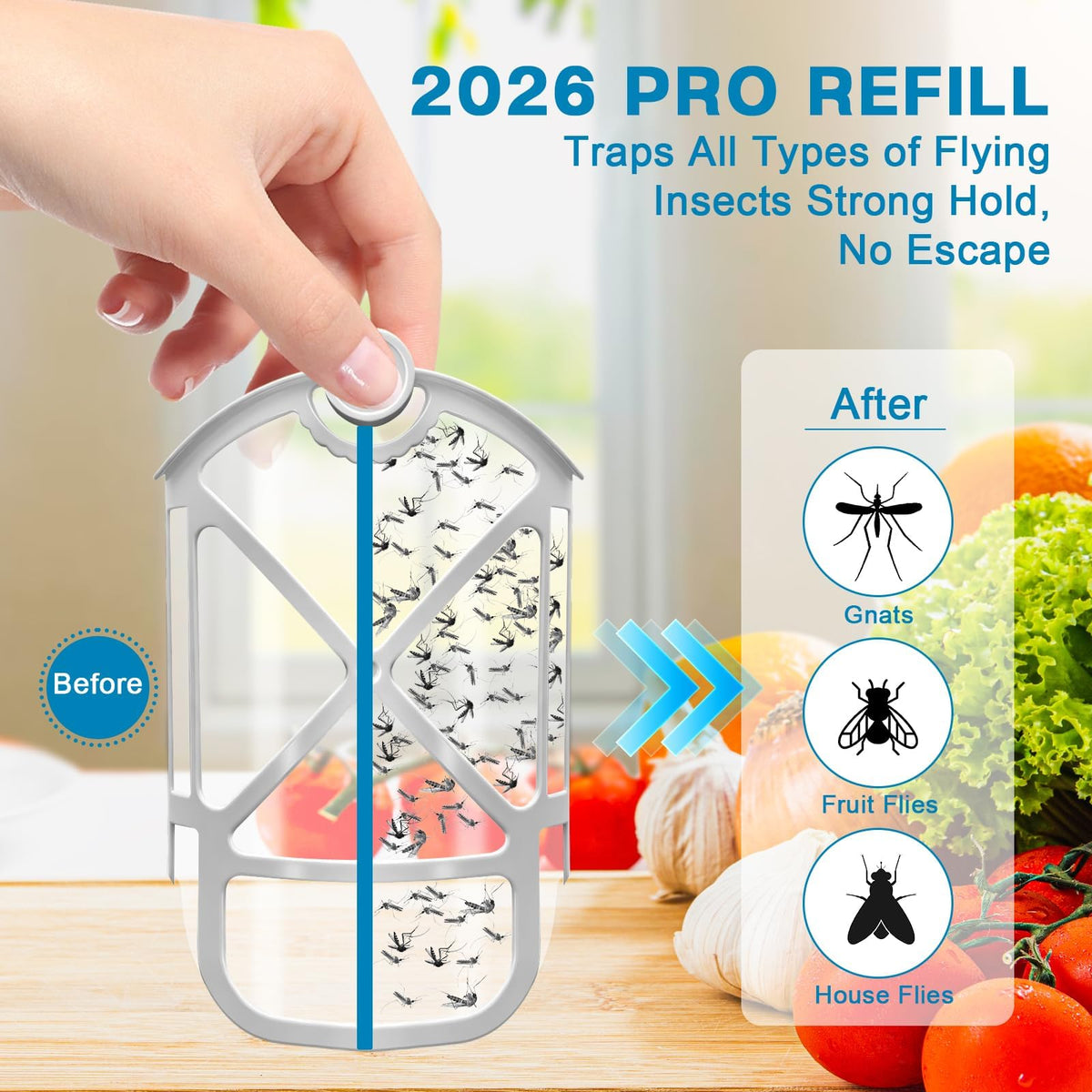 16 Pack Refill Cartridges for Flying Insect Trap N953228