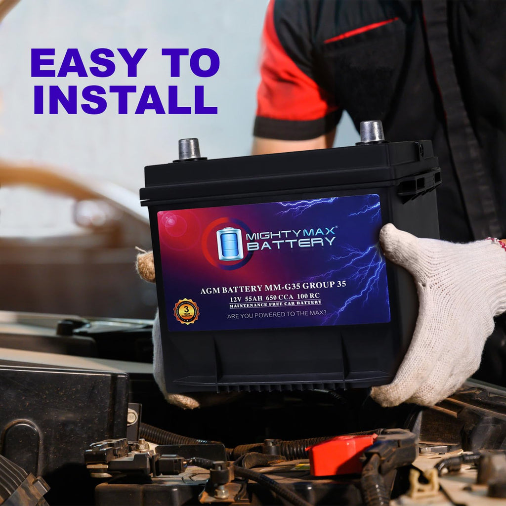 12V 55Ah AGM Replacement Battery N8044