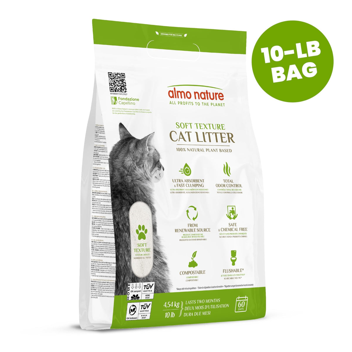 Plant-Based Clumping Biodegradable Cat Litter 10 lbs C483202
