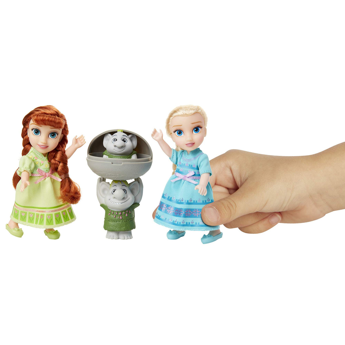 Anna & Elsa Dolls with Trolls Gift Set J875
