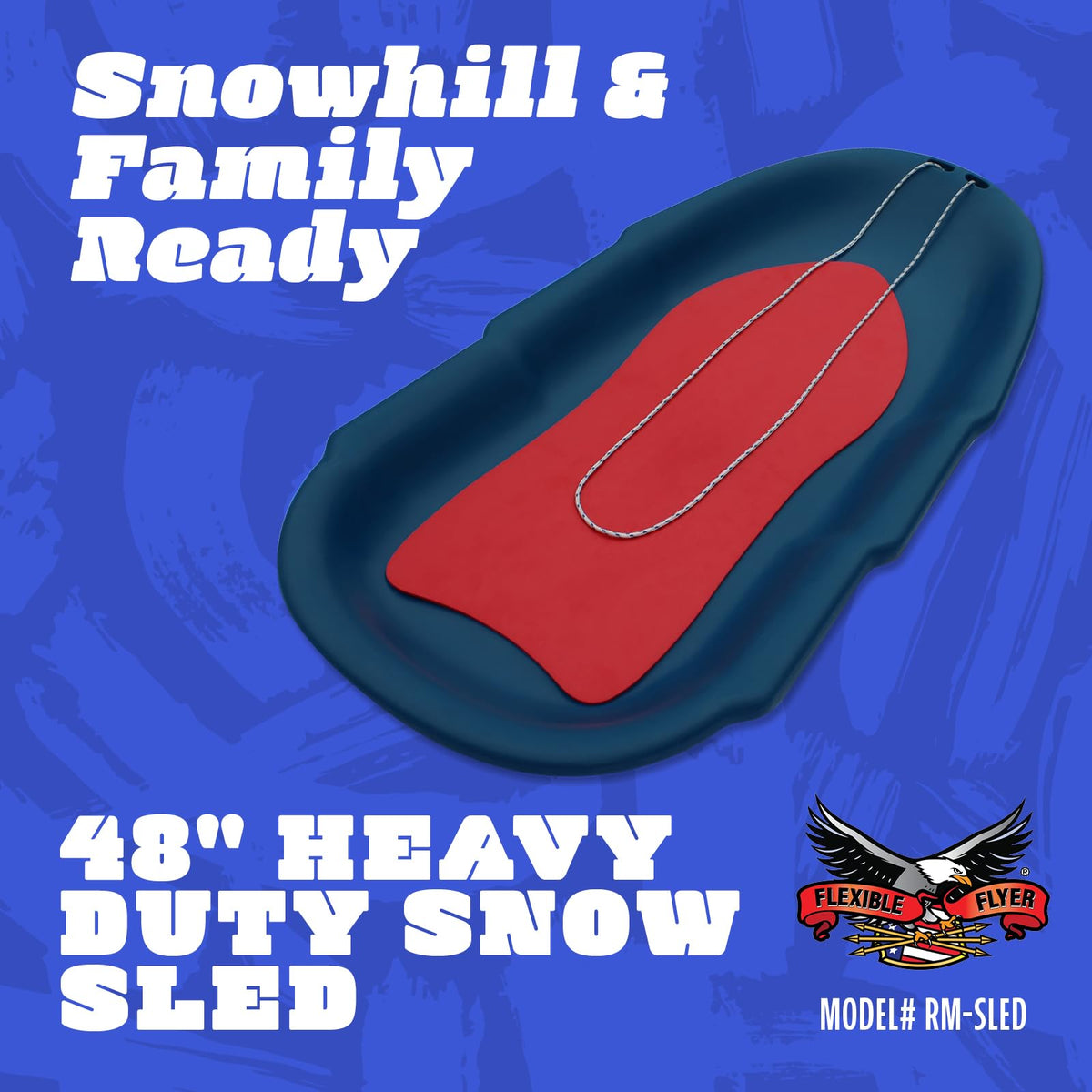 Heavy Duty Plastic Snow Sled O237313