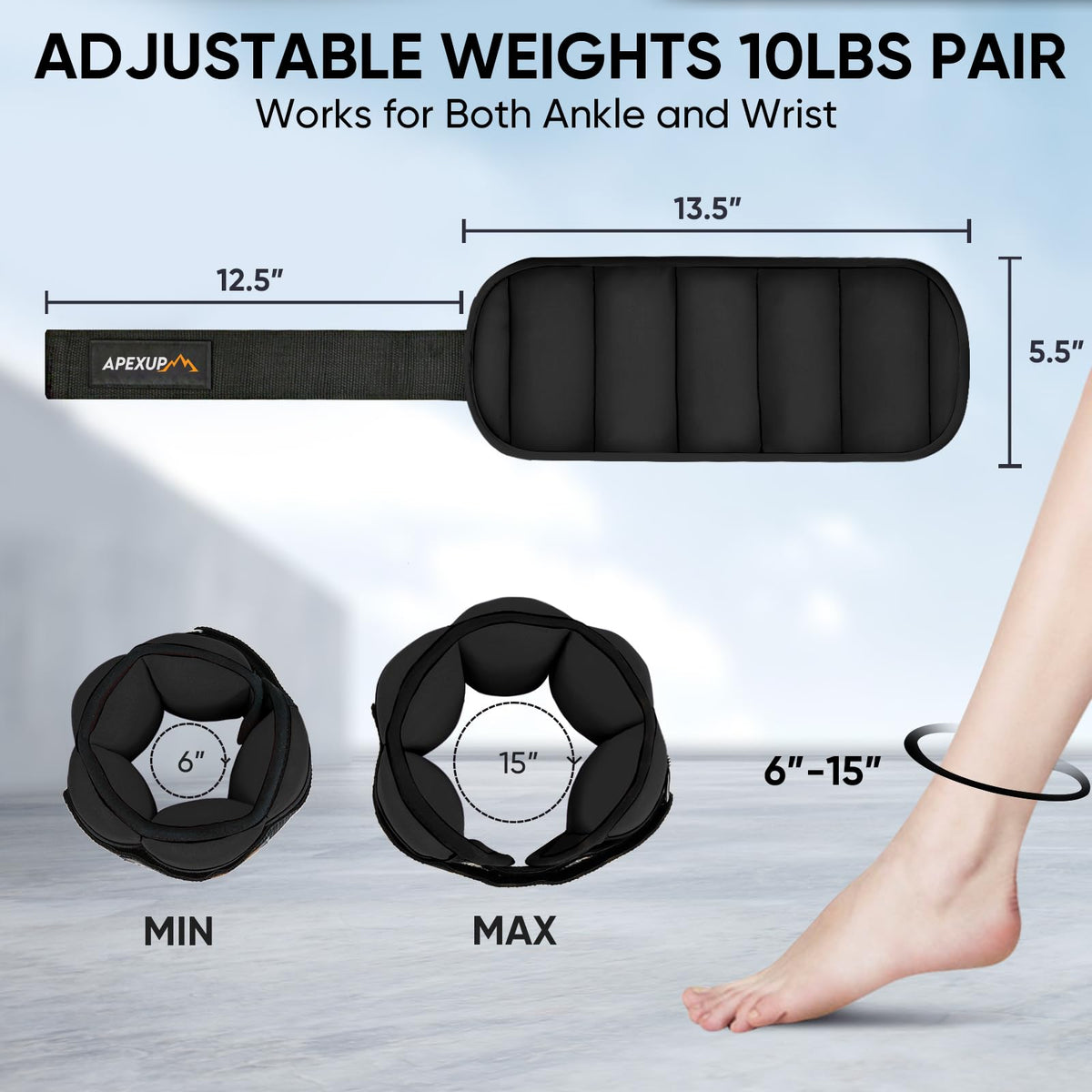 Adjustable Ankle Weights T635707