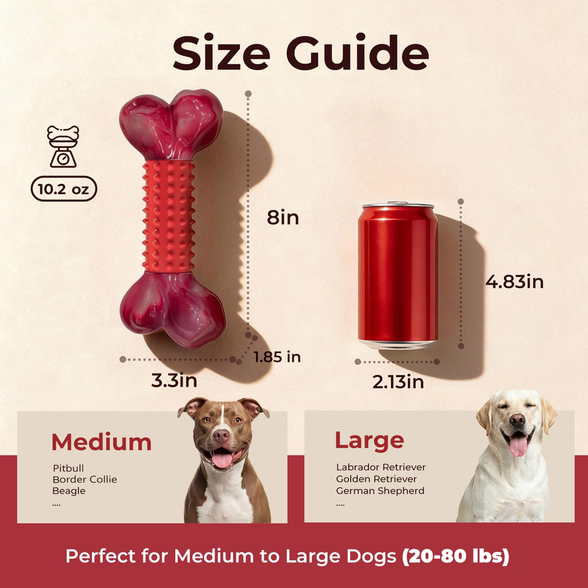 Beef Flavored Dog Chew Toys W7597