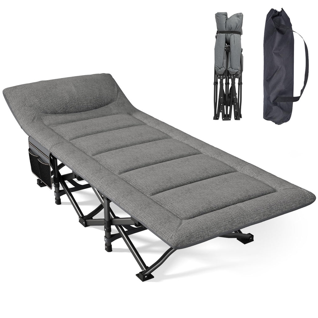 Camping Cot with Mattress and Pillow S13508