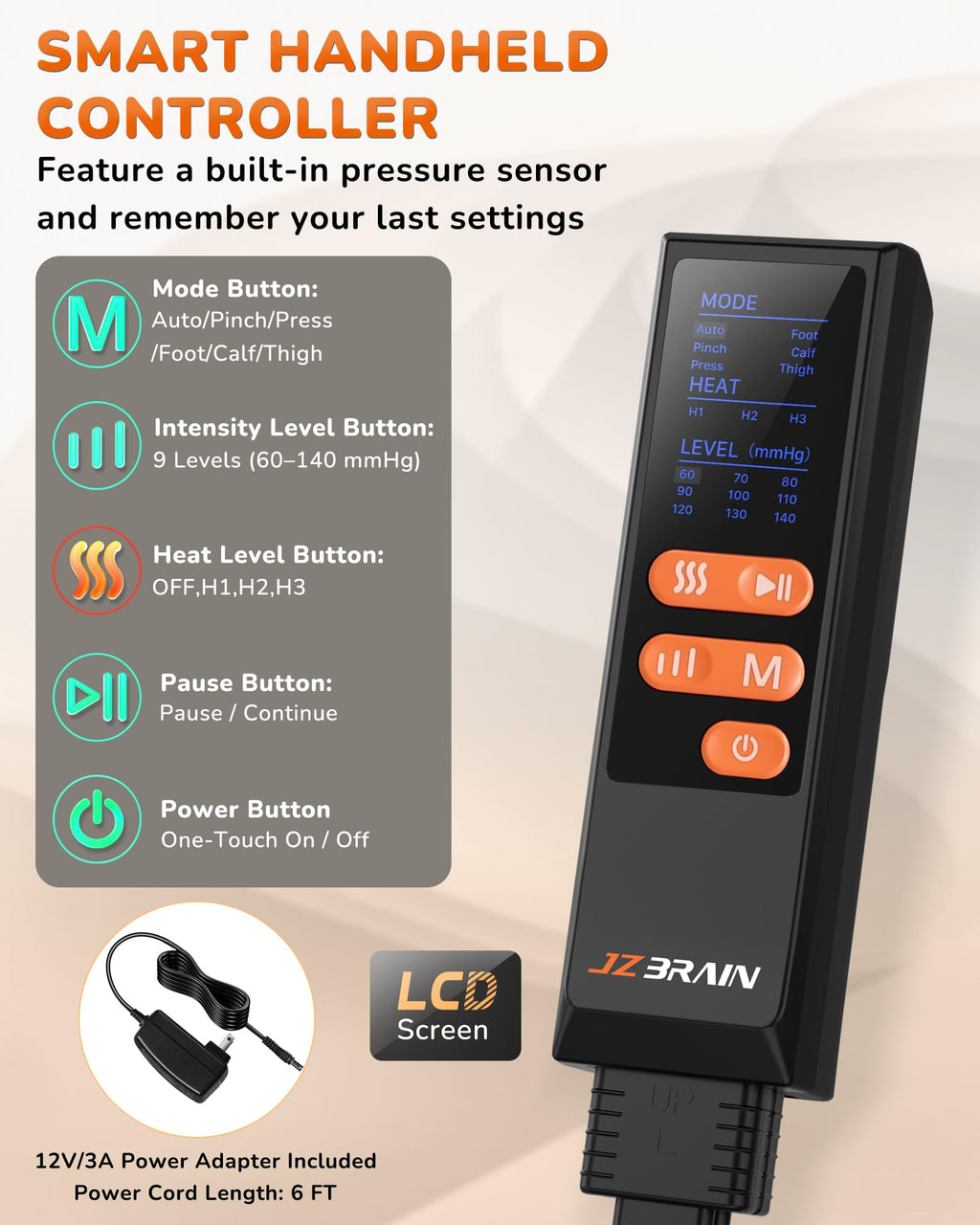 Leg Compression Massager with Heat V679305
