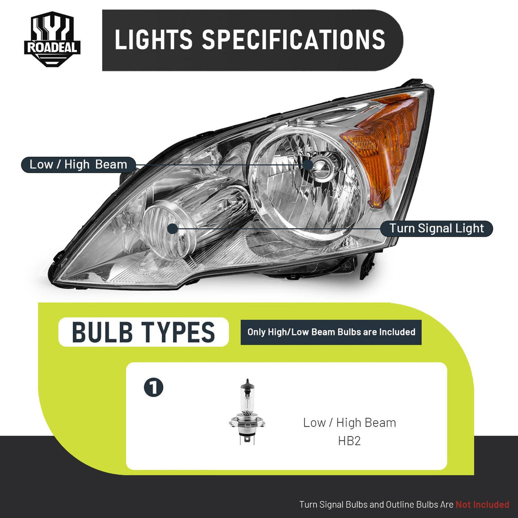 Headlights for 2007-2011 Honda CR-V E573697