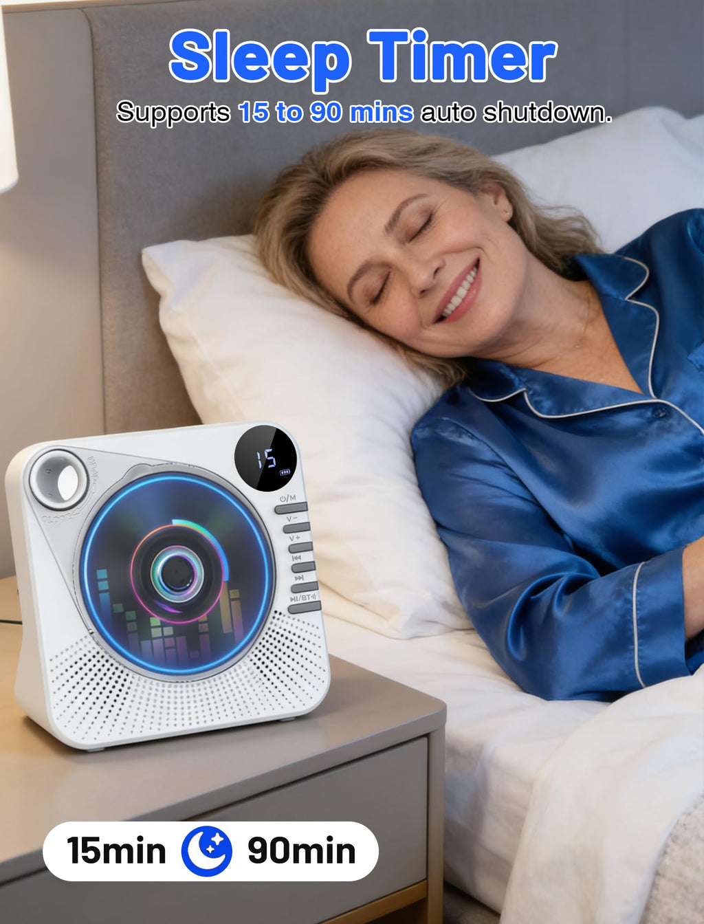 Portable CD Player with Speakers Y954