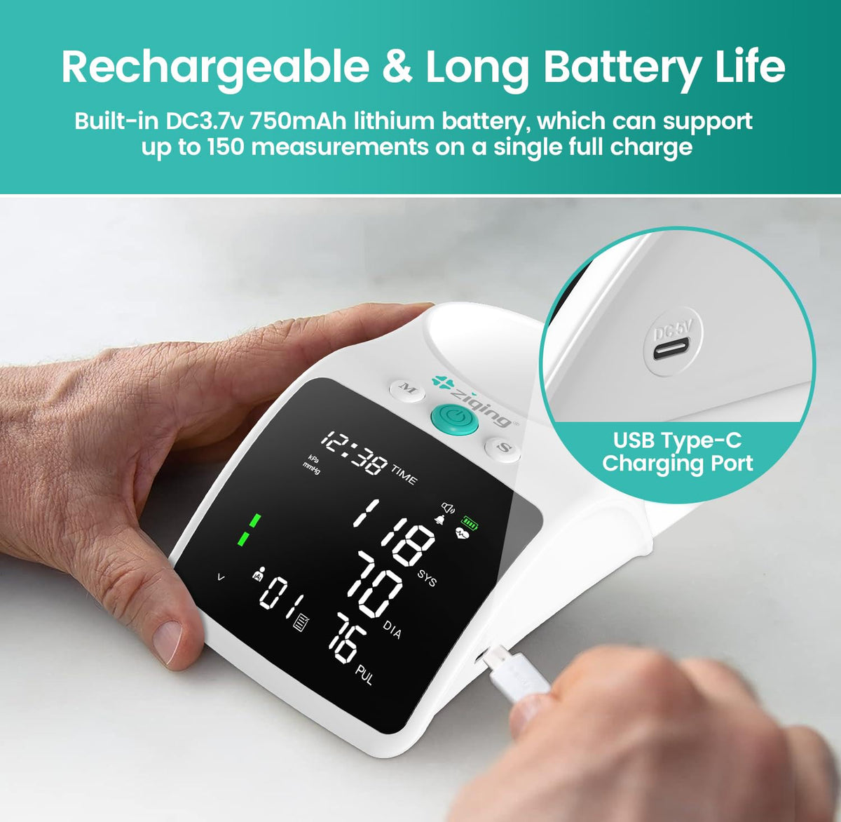 Blood Pressure Monitor with Storage Bag W739