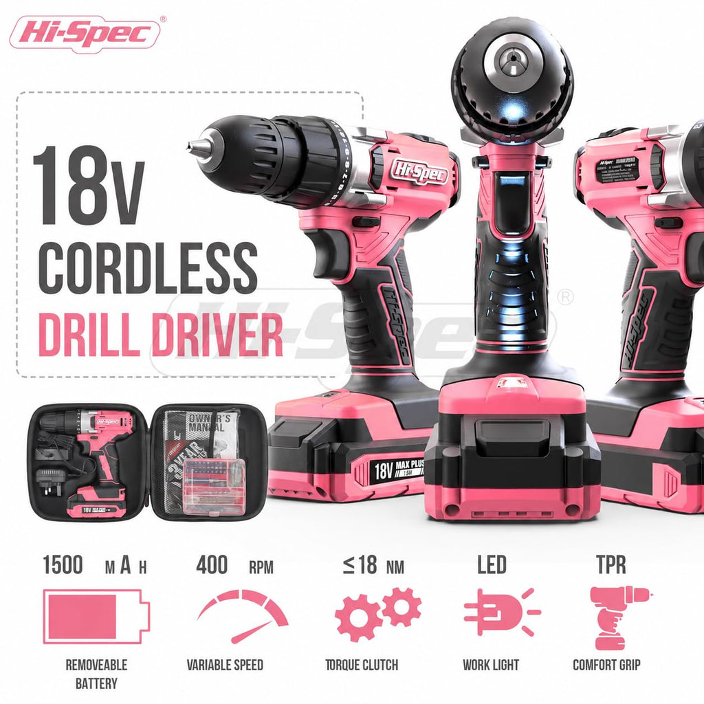 18V Cordless Drill Driver Set P146