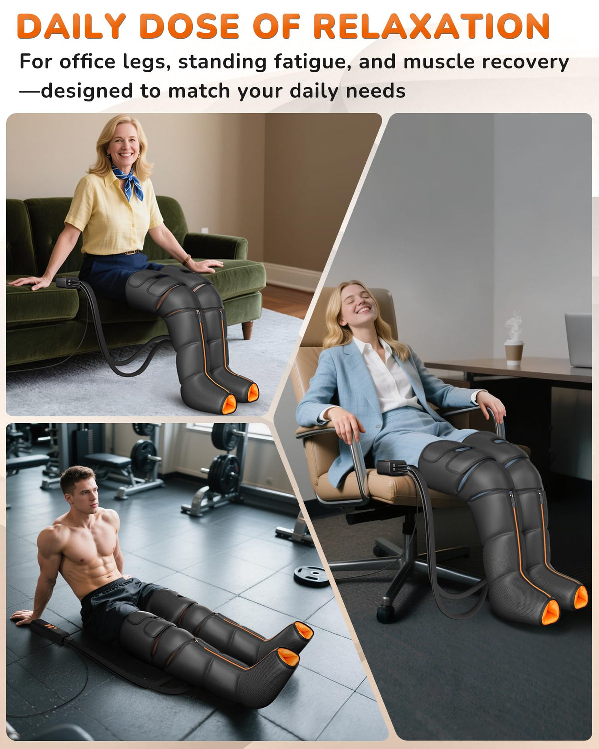 Leg Compression Massager with Heat V679305