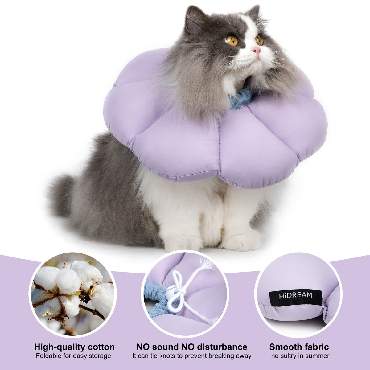 Waterproof Cat Recovery Cone Collar J8652