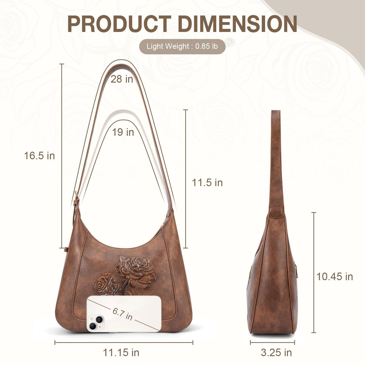 Crossbody Purse and Shoulder Bag W599