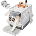 XL Stainless Steel Cat Litter Box H72554