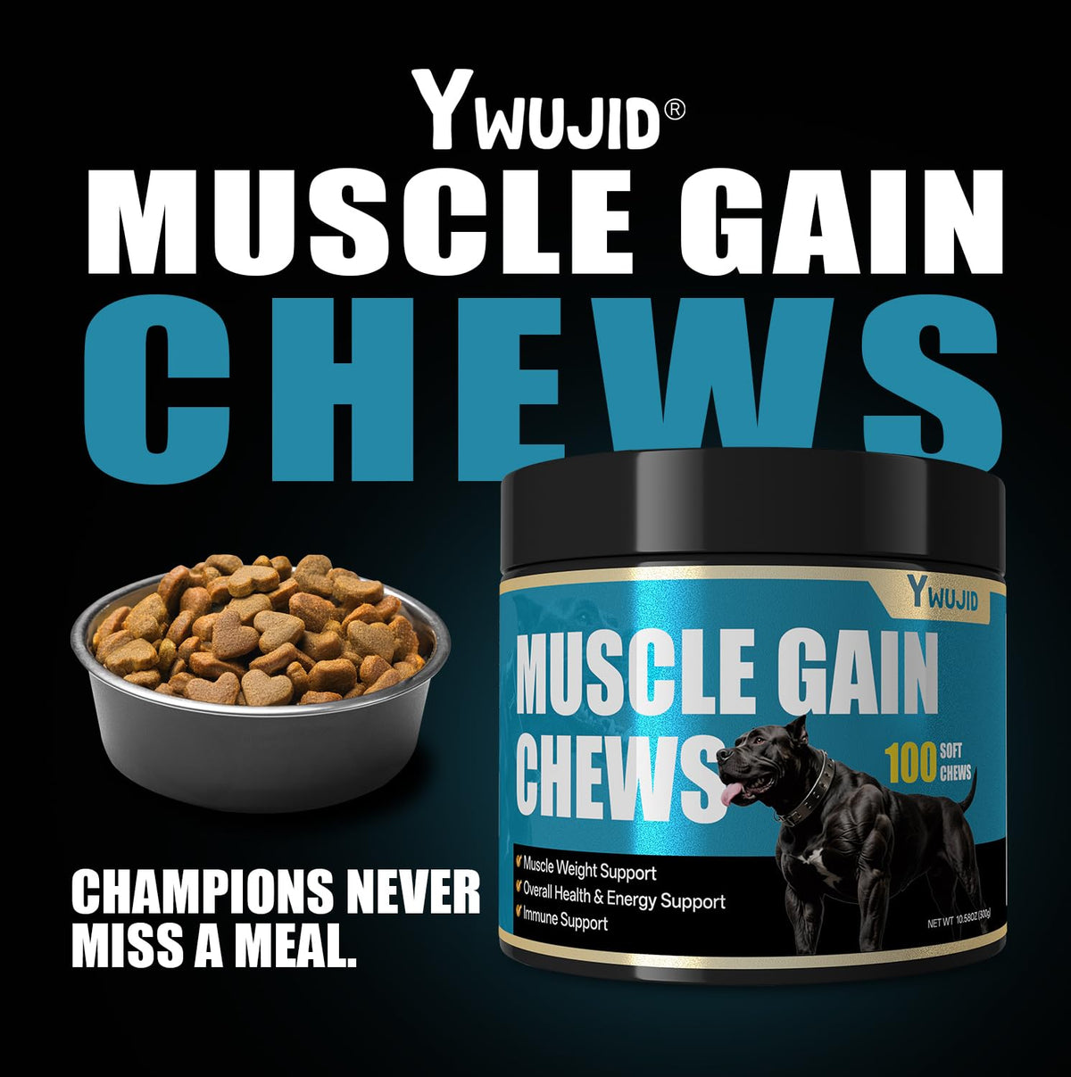 High Protein Dog Weight Gainer Chews I394472