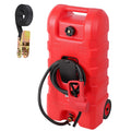 15 Gallon Portable Gas Fuel Tank Container with Pump and Hose T3596