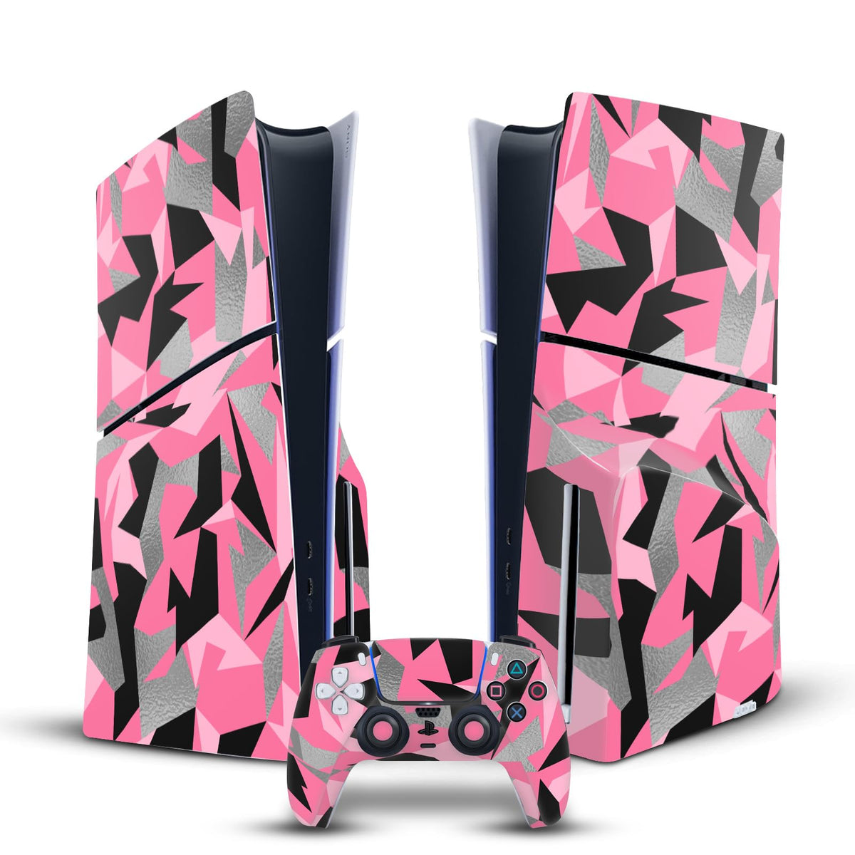 Pink Camo Camouflage Vinyl Sticker Gaming Skin Decal Cover Y470258