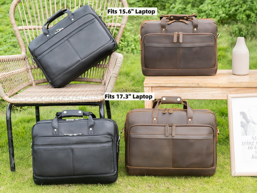 Leather Laptop Briefcase C55520