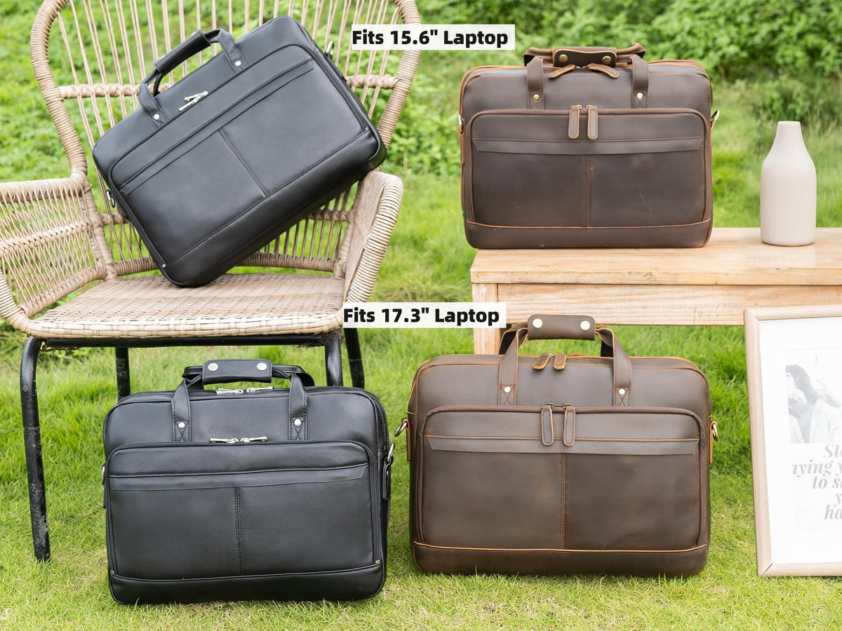 Leather Laptop Briefcase C55520