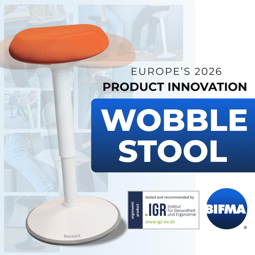 Height Adjustable Swivel Wobble Stool P5117