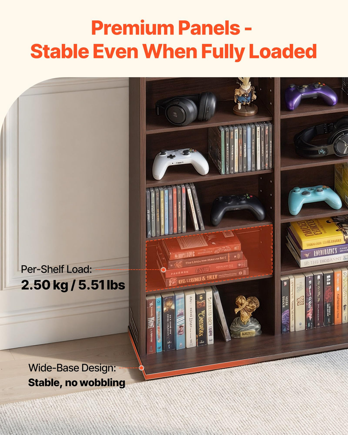 12-Tier Media Storage Cabinet P54134